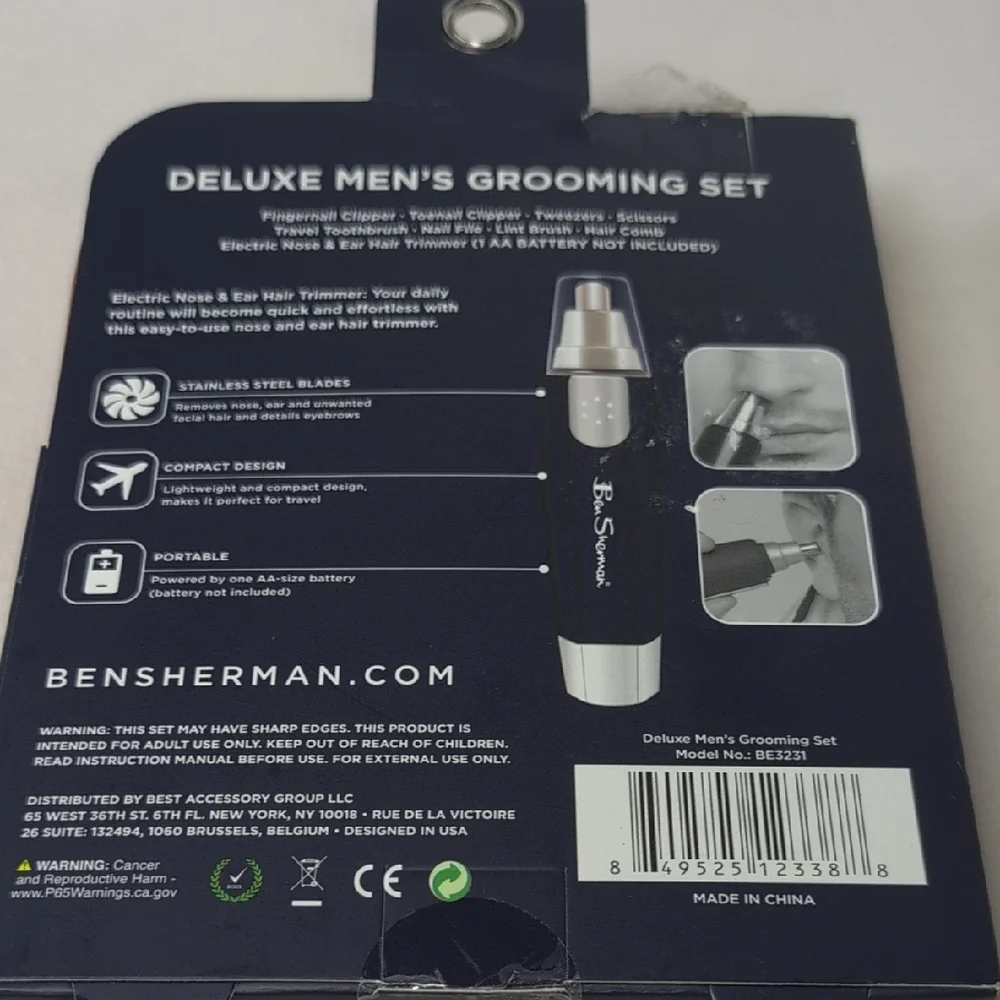 Ben Sherman Deluxe Men's Grooming Set